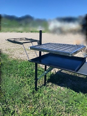 Dutch oven table, outdoor cooking, cowboy cooking, chuck wagon